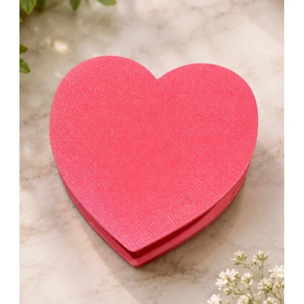 3D Heart Chocolate Box Unisex OS Pink‎ New 3D Printed Valentine Gift Decor